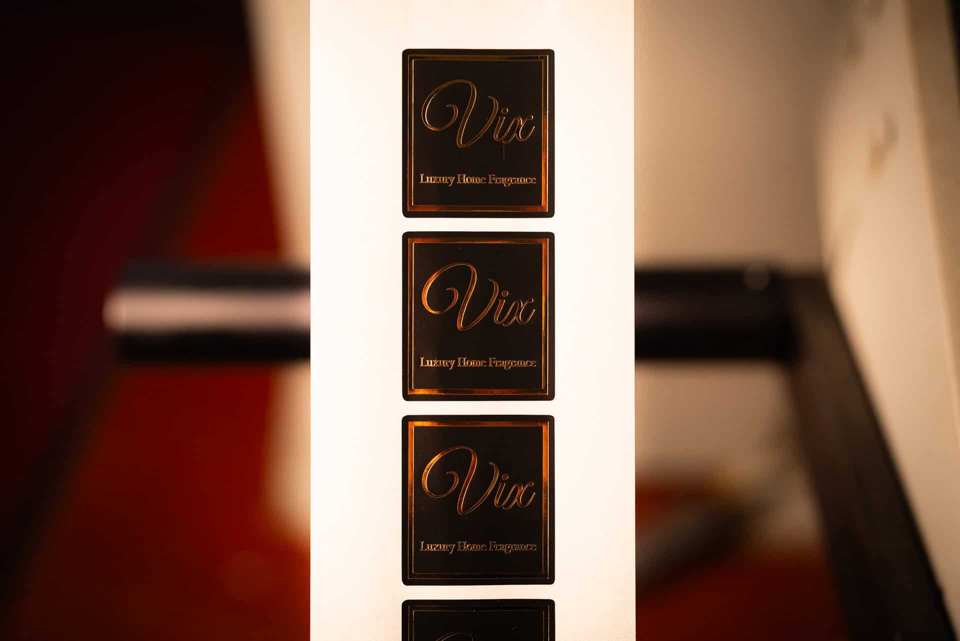 Foil metallic labels